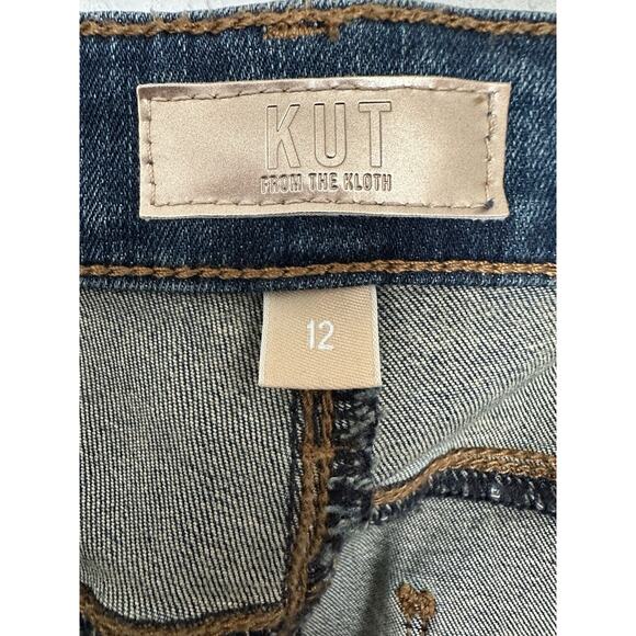 KUT FROM THE KLOTH SIZE 12 ANA FAB AB FLARE HIGH RISE JEANS WOMENS - Picture 4 of 14